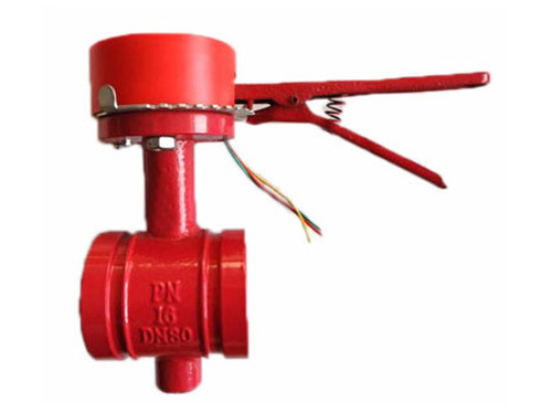 XD81X手柄溝槽信号蝶閥